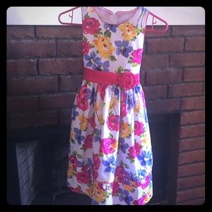 American Princess Floral Dress - Girls Sz 10